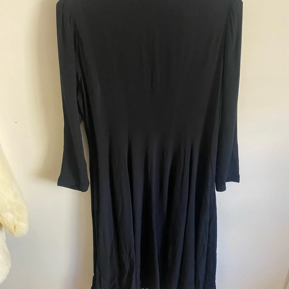 Karin Stevens Women's Plus Size Petite Long Sleeve‎ Black Dress Goth Whimsigoth